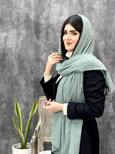شال زنانه پلیسه ریز