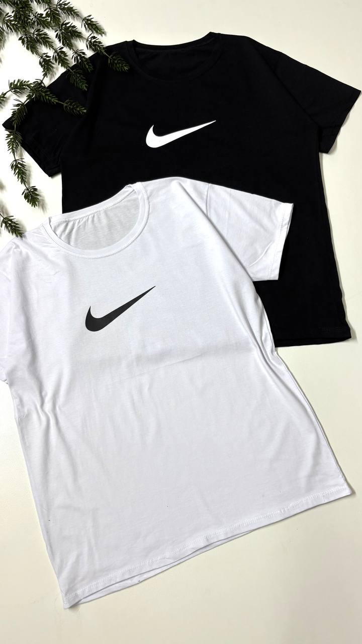 تیشرت سایز بزرگ زنانه فری تا ۴۸ طرح نایک