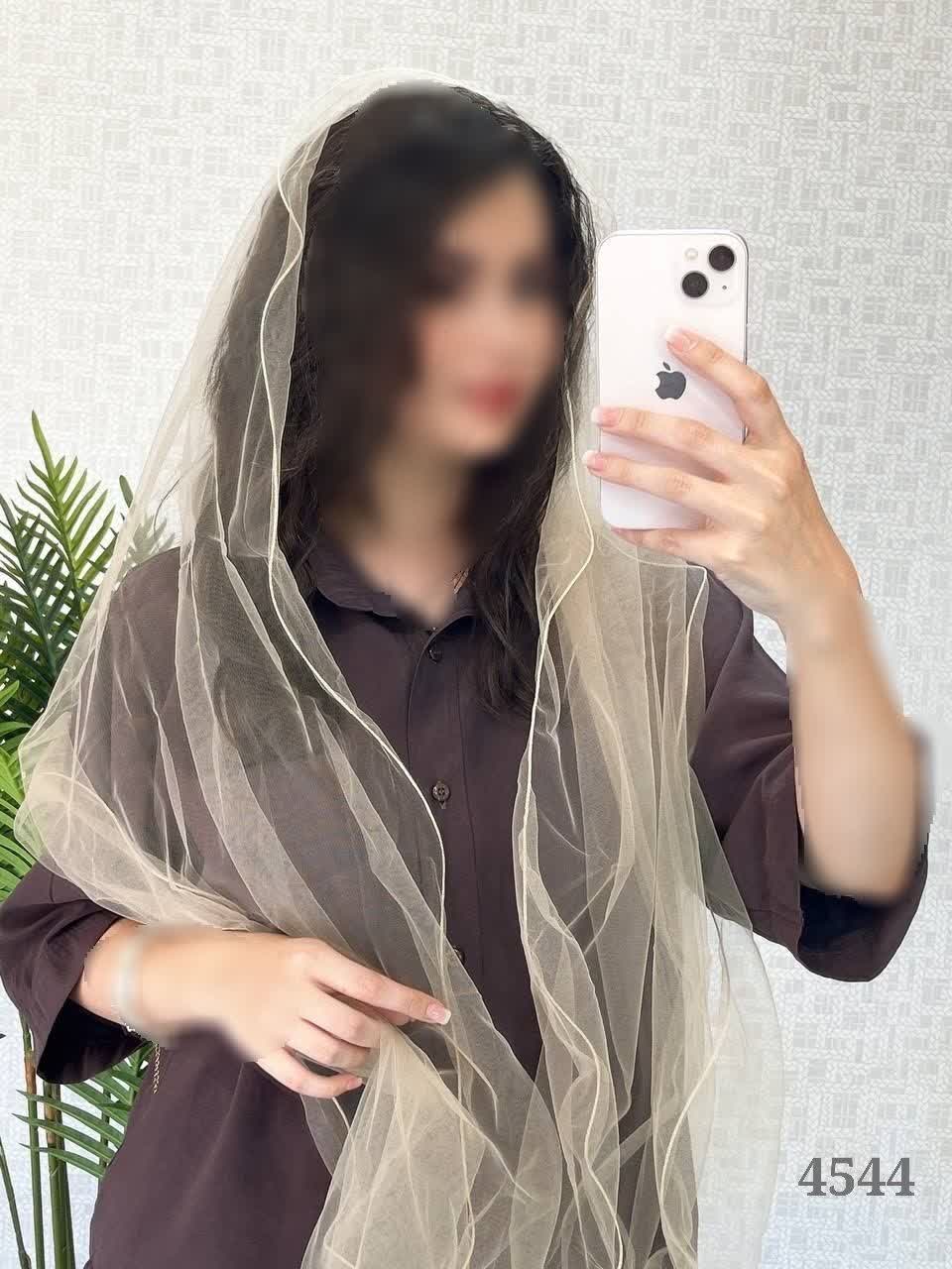 شال توری دور لمه
