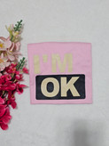تیشرت لانگ زنانه طرح OK تیشرت لانگ تیشرت سایز بزرگ